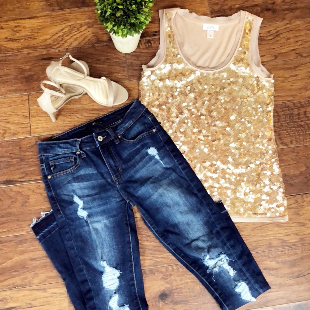 ✨ Loft Sequined Top ✨